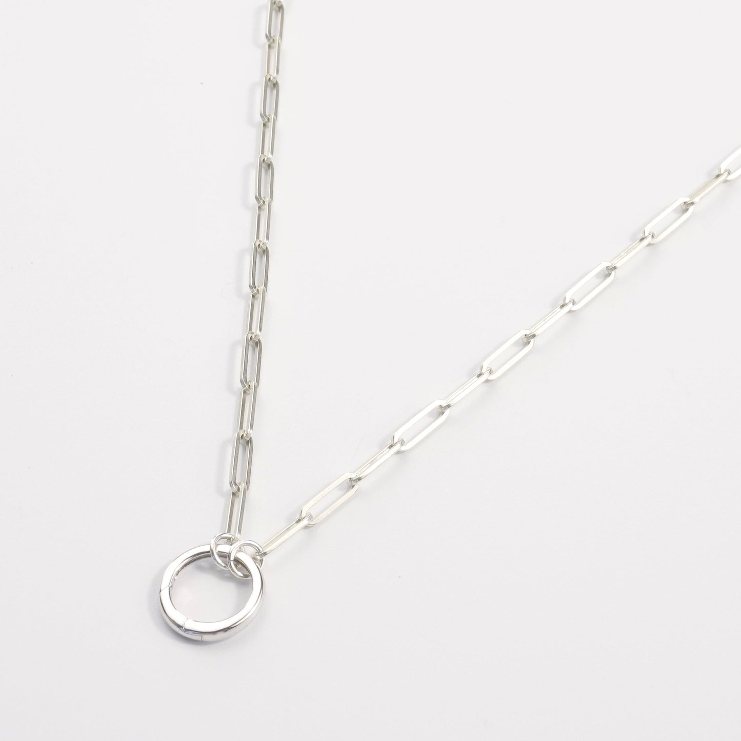 silver charm necklace