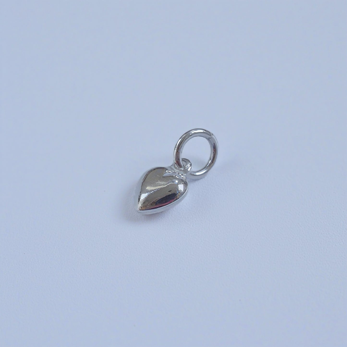 silver heart charm