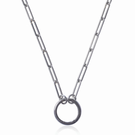 Sterling Silver Charm Necklace – Customisable 925 Chain, Add Your Charms
