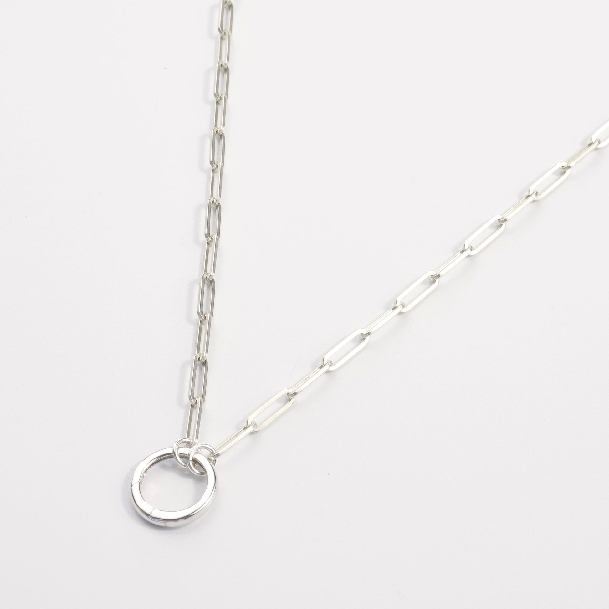 silver charm necklace
