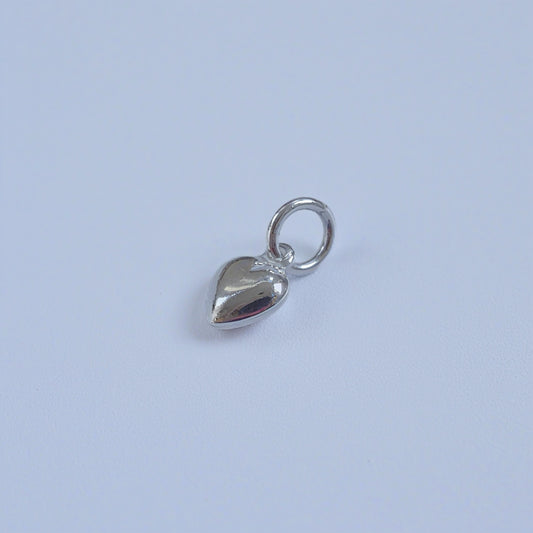 silver heart charm