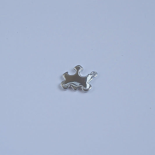 silver puzzle charm