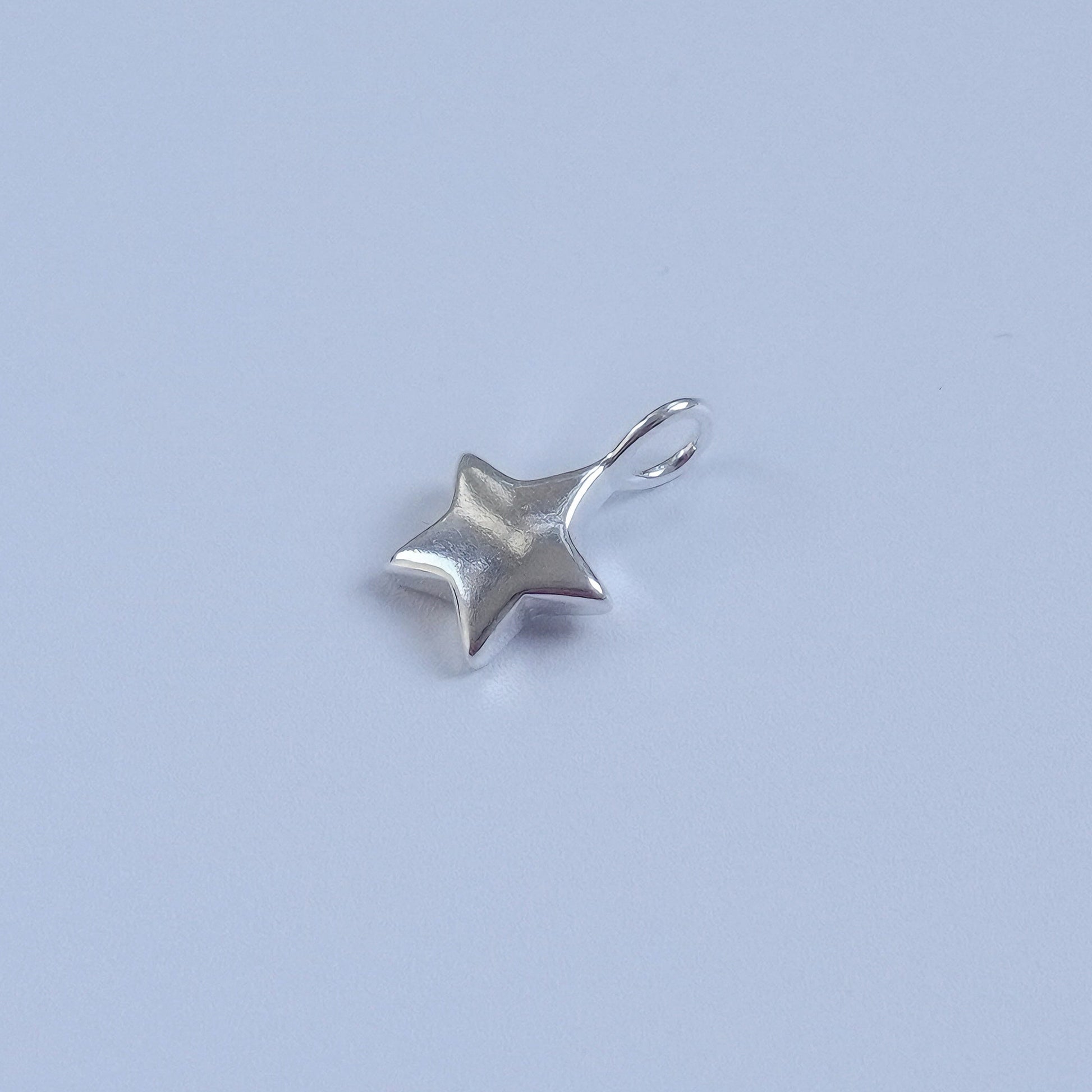 sterling silver star charm pendant
